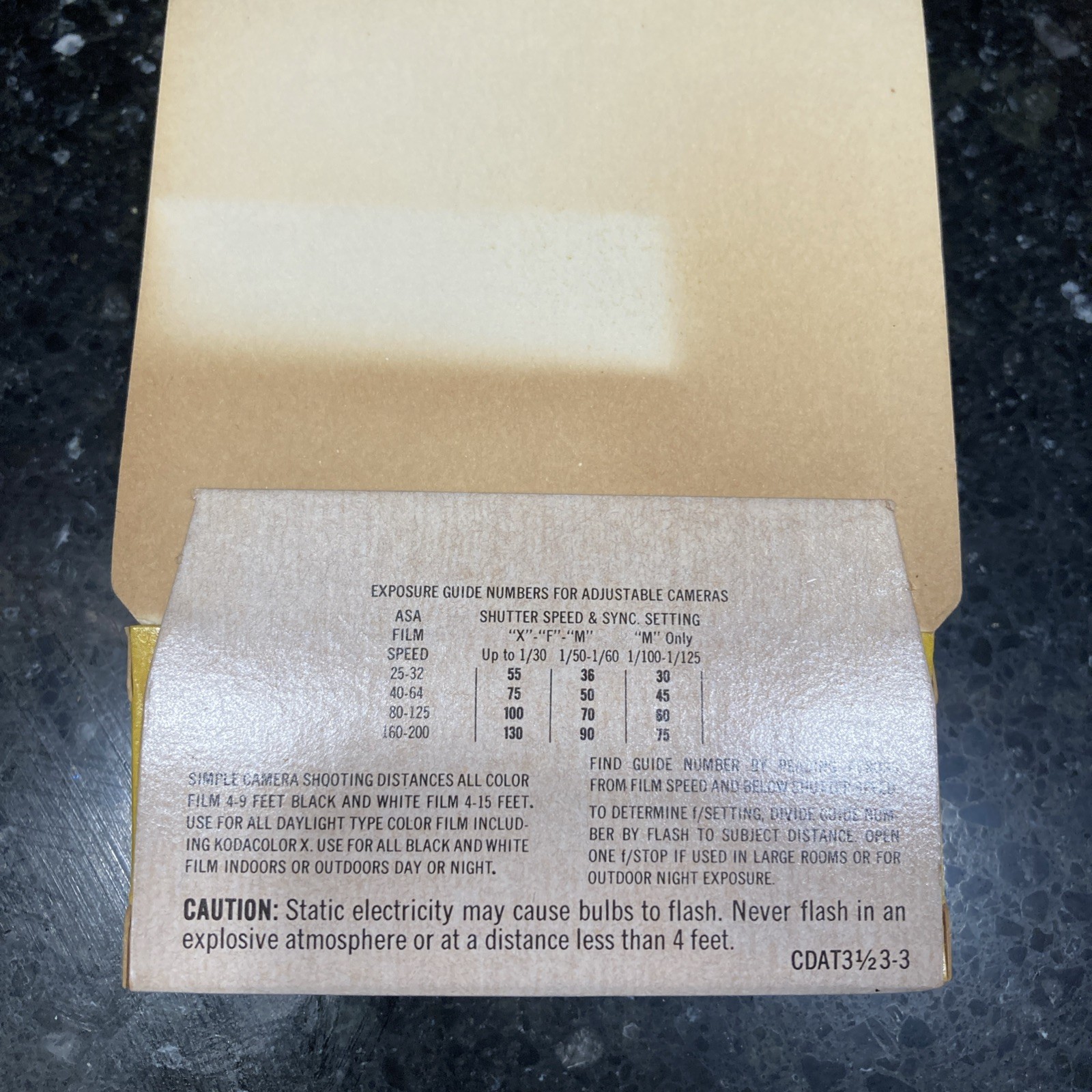 Vintage Westinghouse Flash Cubes Never Removed From Box For Battery Cameras