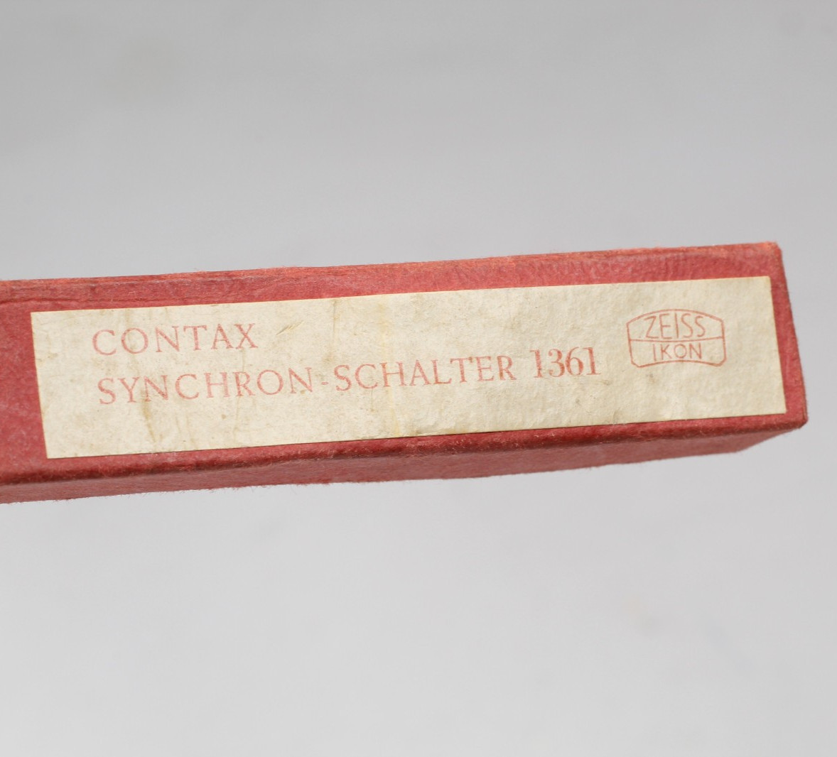 ZEISS IKON 1361 SYNCHRON SCHALTER FLASH CORD CONTAX RANGEFINDER W BOX POST WAR