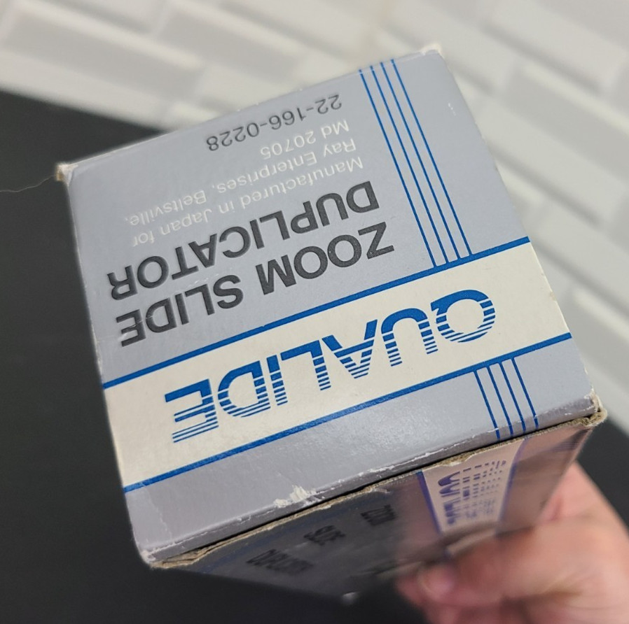 Vintage Qualide Zoom Slide Duplicator for 35mm slides