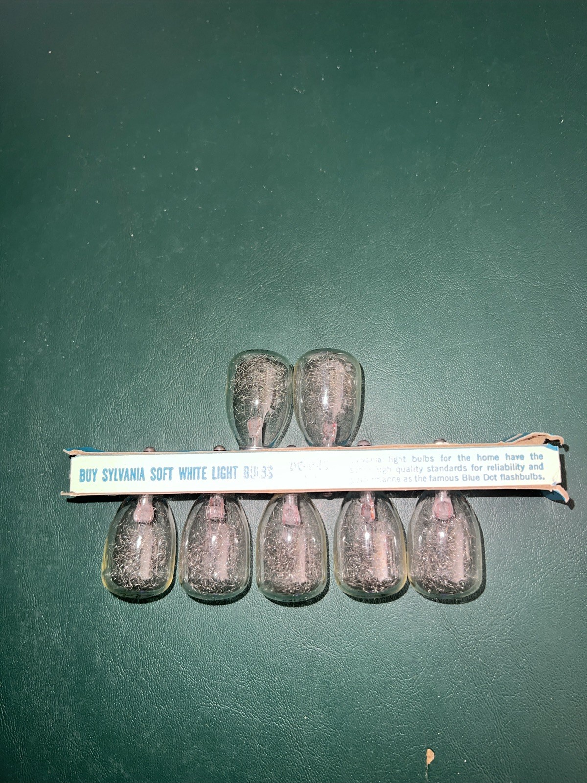 Vintage 60/70s Sylvania M3 Blue Dot Flashbulbs Pack Of 7