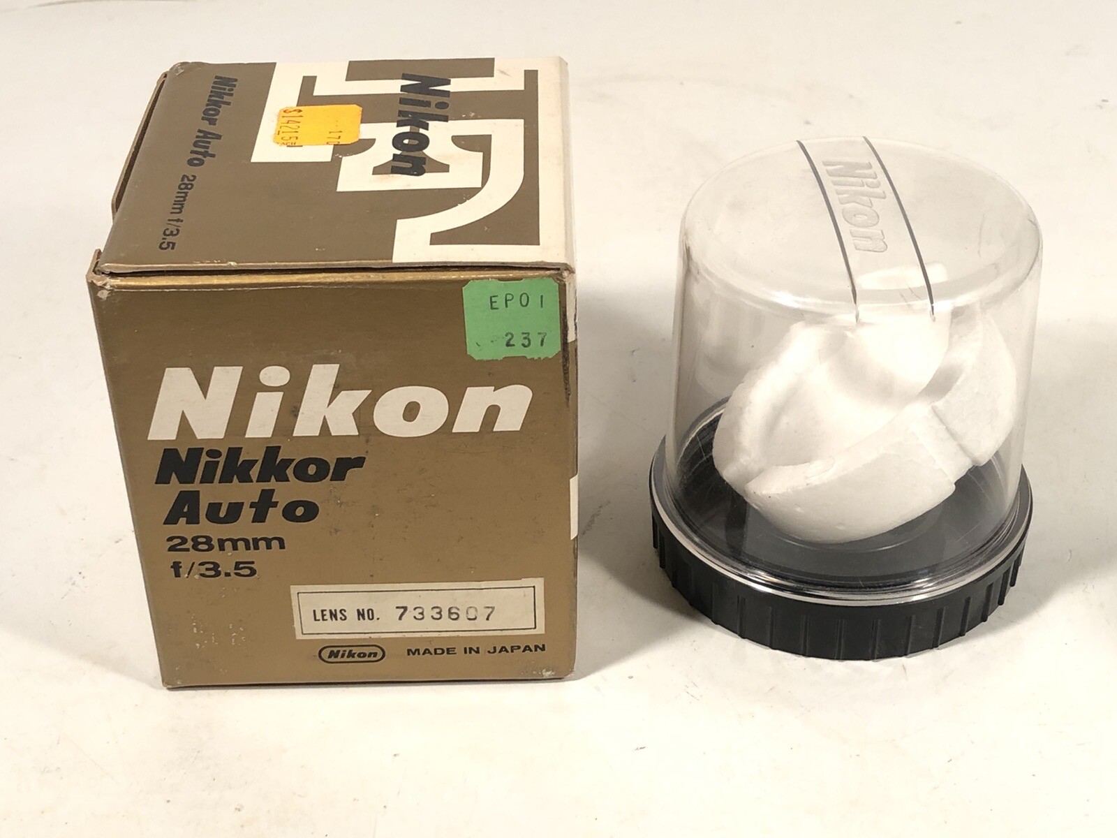 NIKON lens case for NIKKOR Auto 28mm f/3.5 Made In Japan