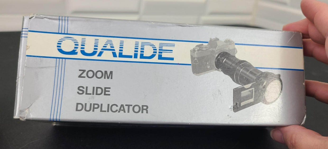 Vintage Qualide Zoom Slide Duplicator for 35mm slides