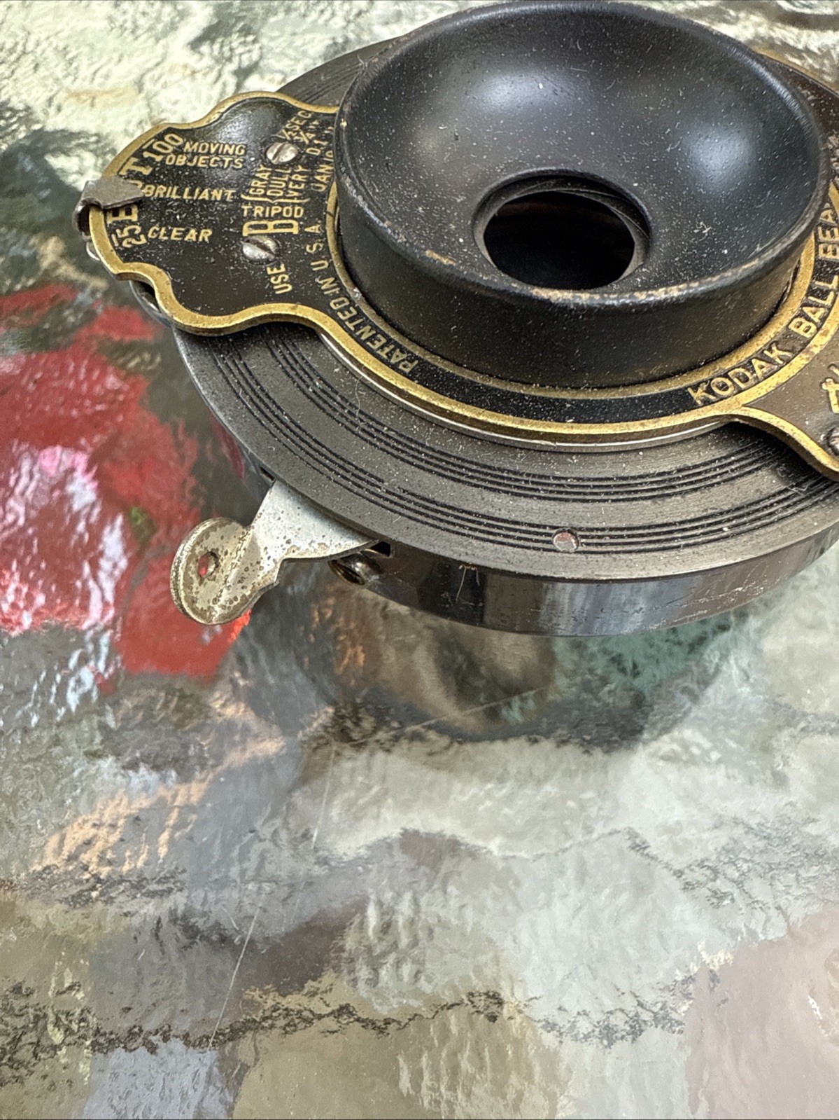 VTG Kodak Ball Bearing Shutter No.1 Autotime Dial Early 1900 Camera Part 2 1/4”