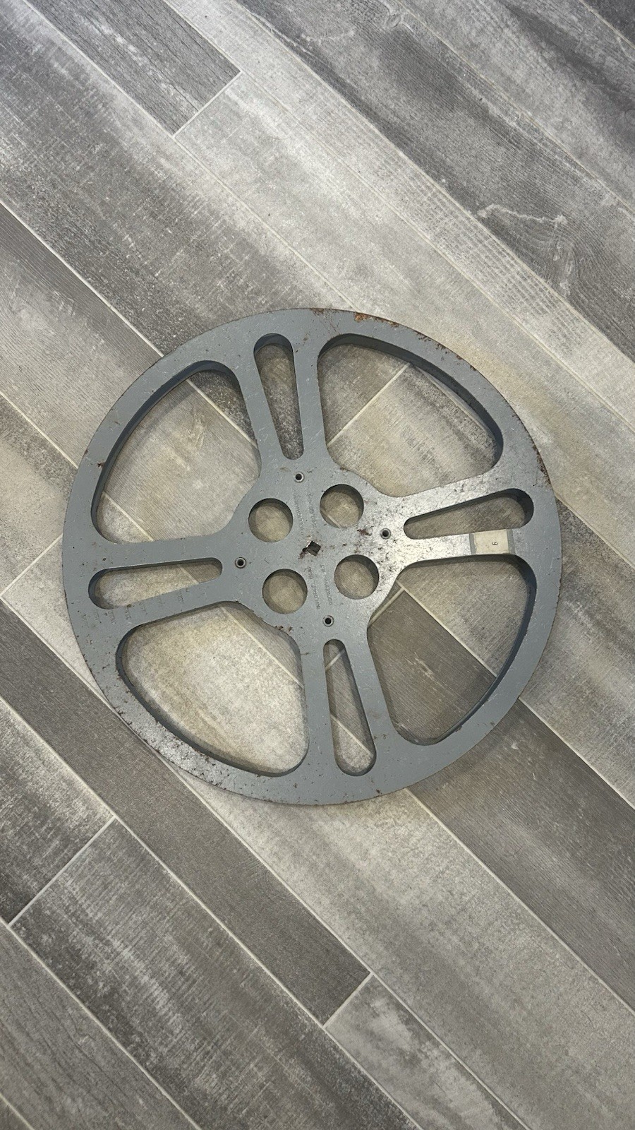 Vintage Metal 16mm Movie Film Reel -13 3/4” See Photos