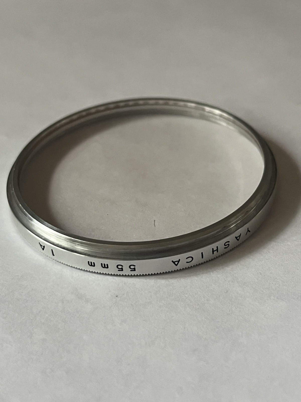 Yashica 1-A Lens Filter 55mm Silver Made in Japan Vintage 1a