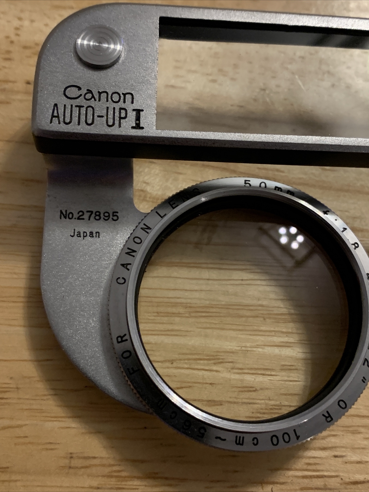 【MINT w/Case】 Canon AUTO-UP I 40″-22″ For 50mm f1.8 L39 LTM Lens From Japan