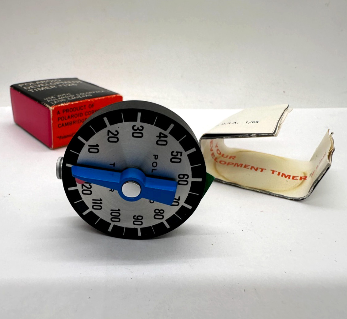 VTG Polaroid Model 126 Development Timer with Original Box & Instructions – NOS