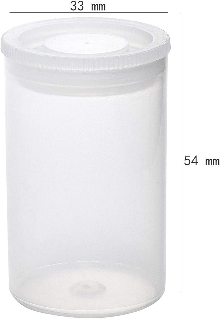 Film Canisters Empty Camera Reel Storage Containers Case Plastic