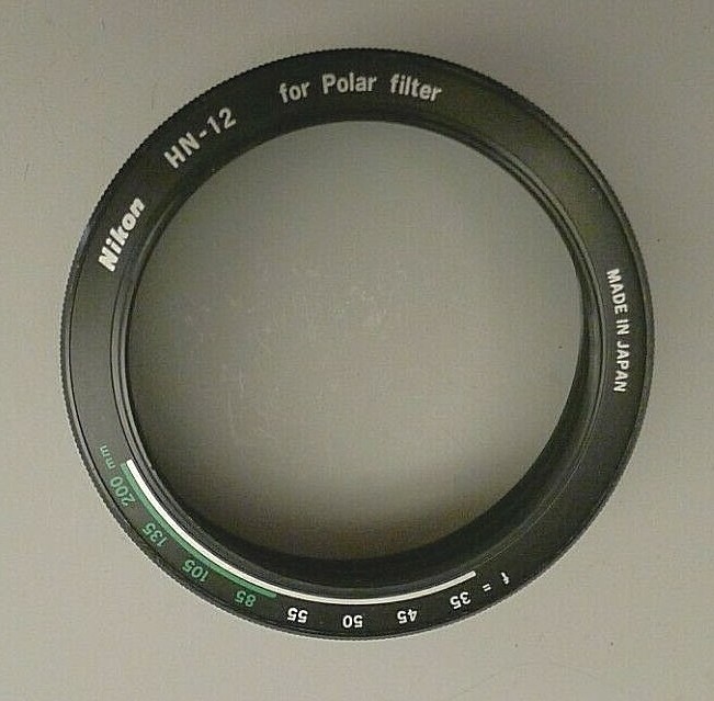 Nikon HN-12 Two-Piece Lens Hood for Nikon 52mm Polarizing Filter