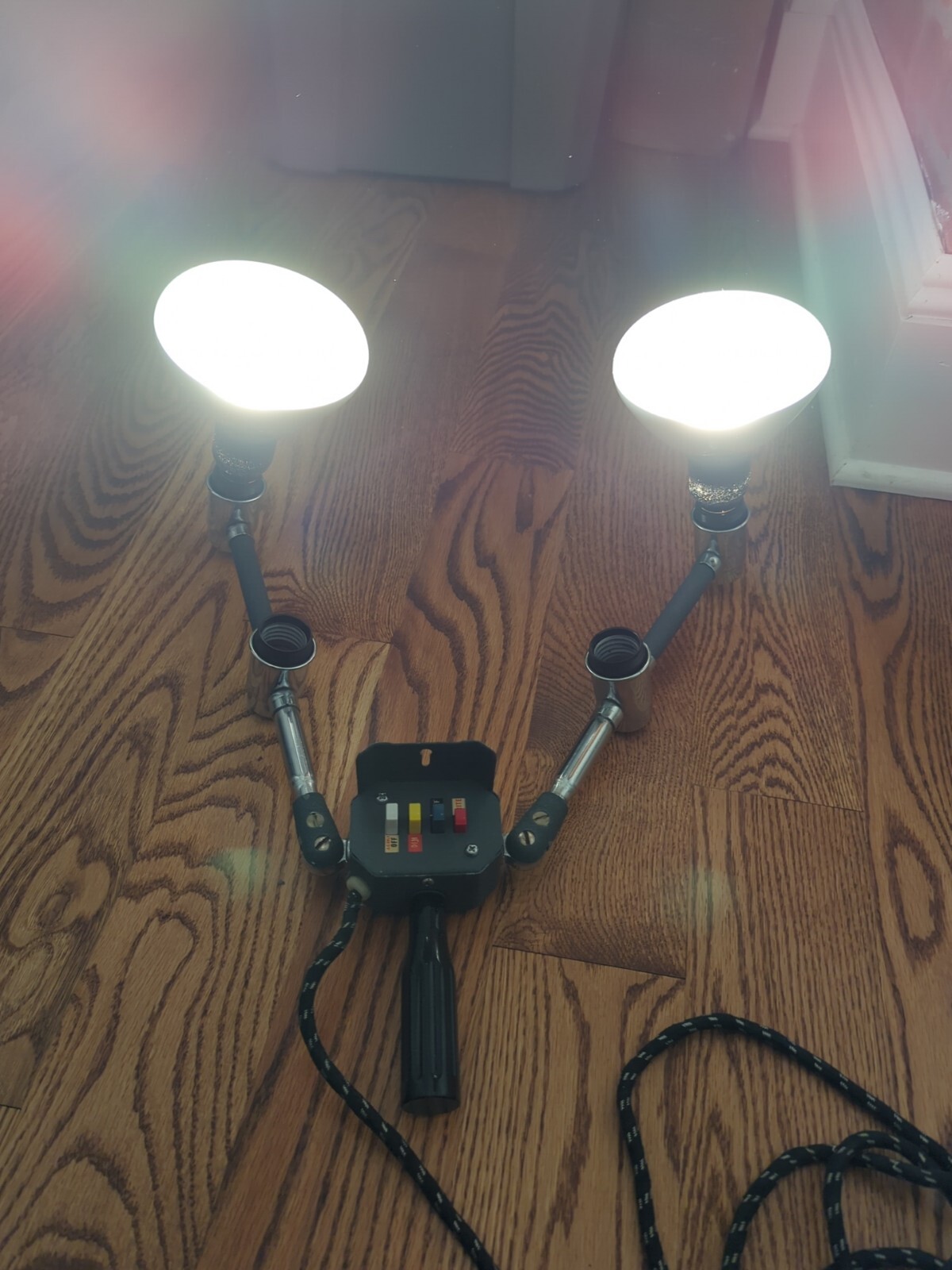 Mayfair Foldomatic hand-held photography light *TESTED* 4 Bulb – Vintage Lamp
