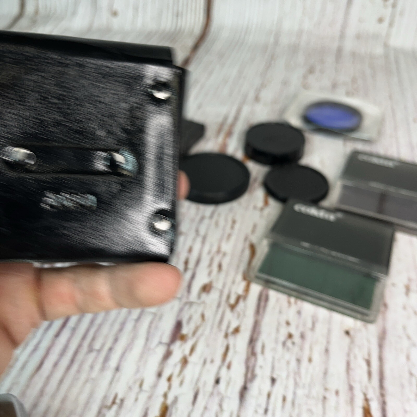 Vintage Camera Lenses And Assorted Parts Cokin ,Rolev , Tiffen