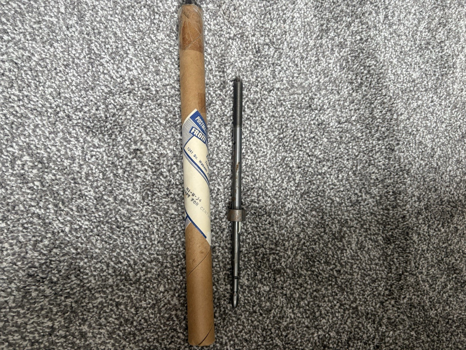 PRECISION EDW.H.WOLK PART – HI-W-34 -Lower Shaft For Century