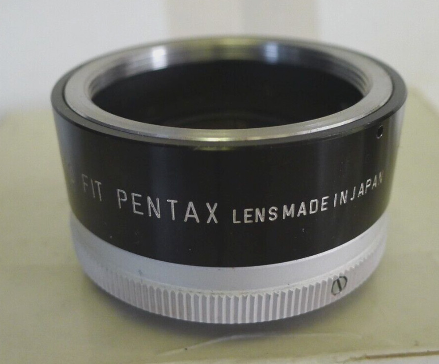 Soligor Auto Tele Converter 2X w/ Case & Both Lens Caps – To Fit Pentax -Japan