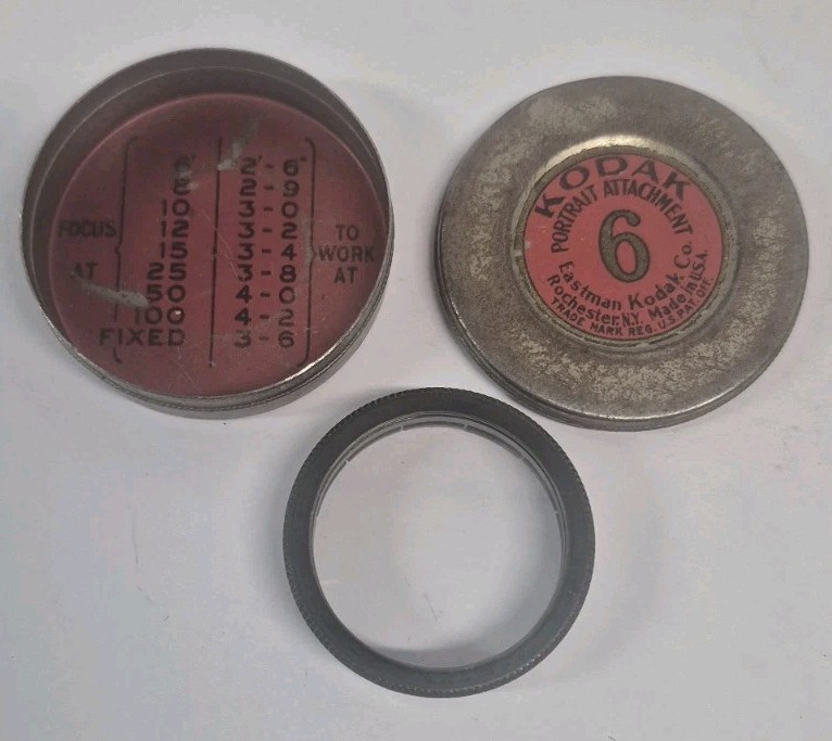 Vintage Kodak Metal Tin Fikters #6 Set Of 3 SKY COLOR PORTRAIT