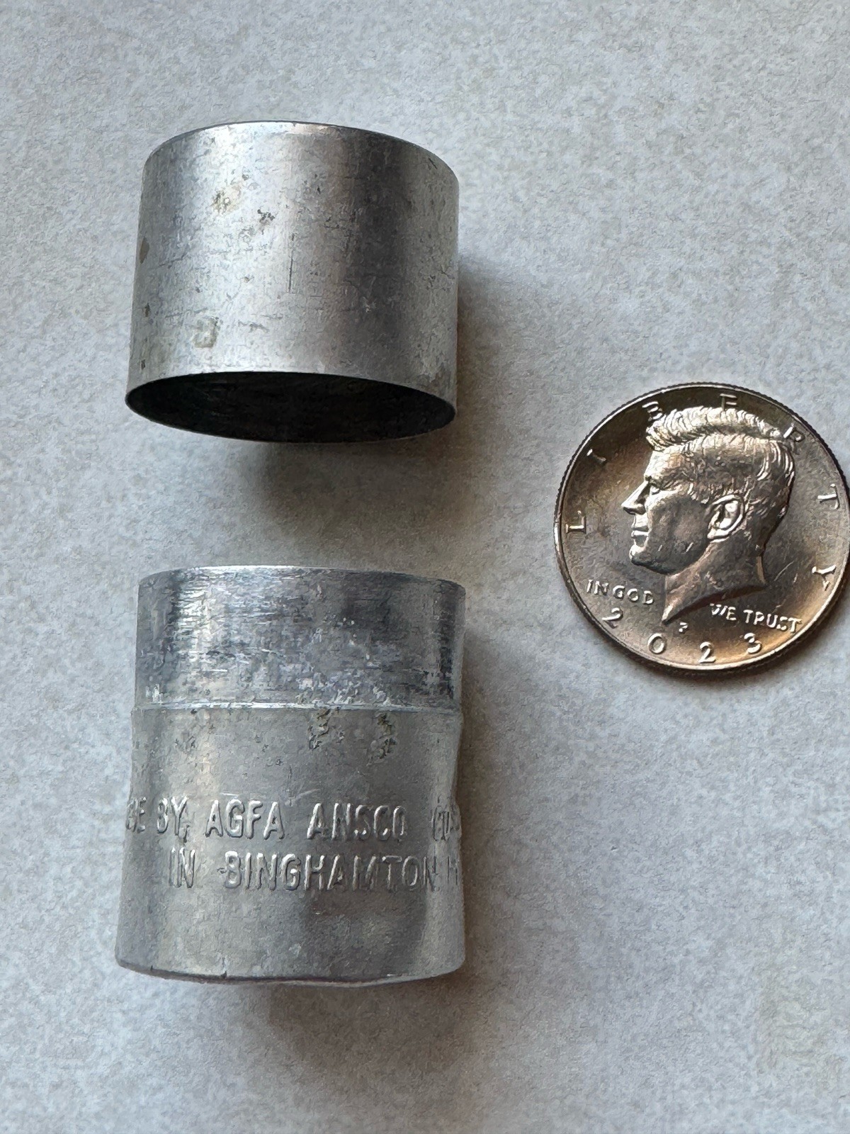 Vintage Agfa Aluminum Camera 35mm Film Canister
