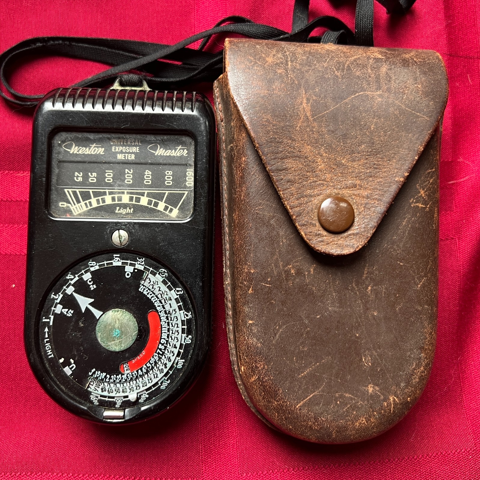 3 Vintage Exposure Meter Lot Weston Master 715 Sekonic GE Mascot II – Working