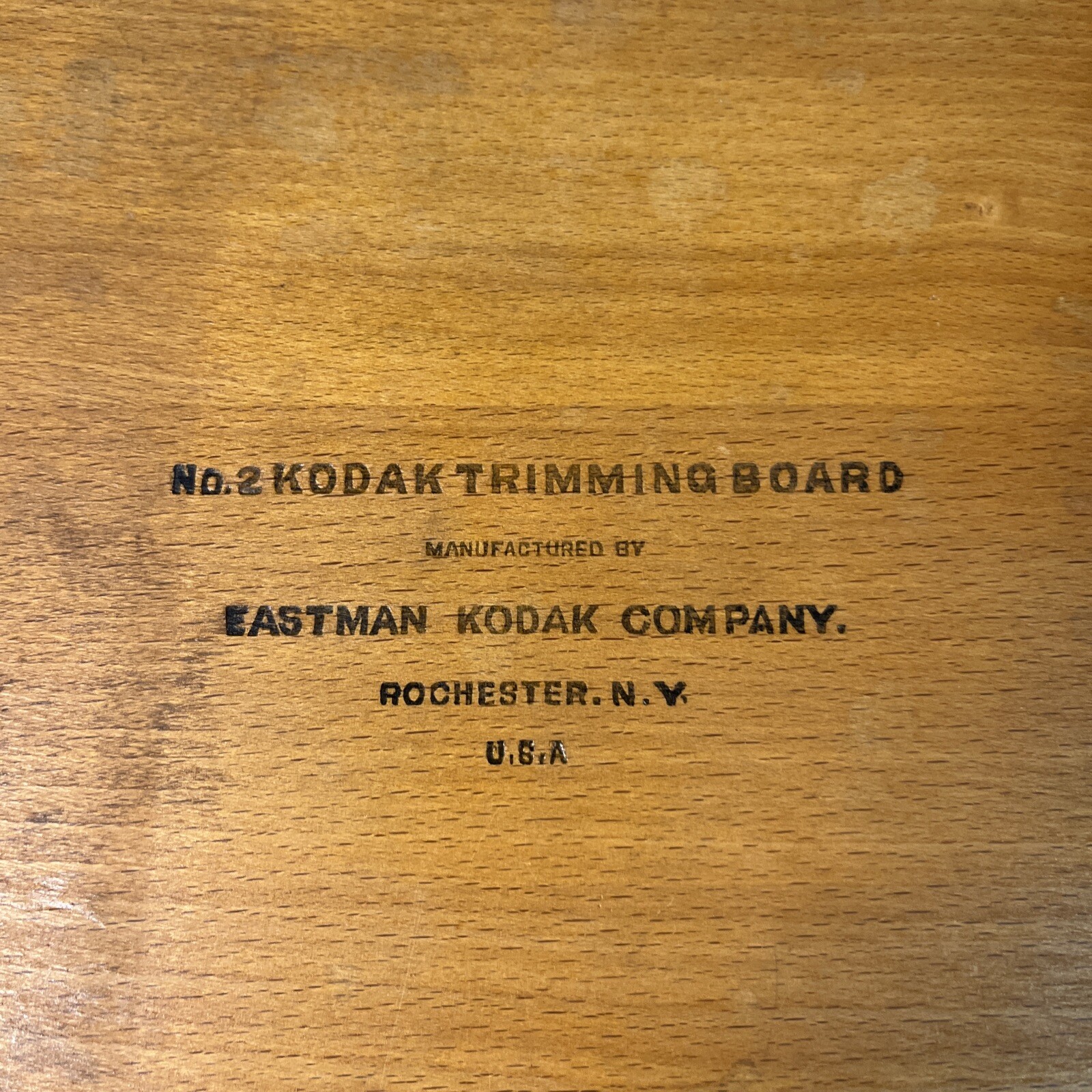 Vintage No. 2 Kodak Trimming Board EASTMAN KODAK COMPANY