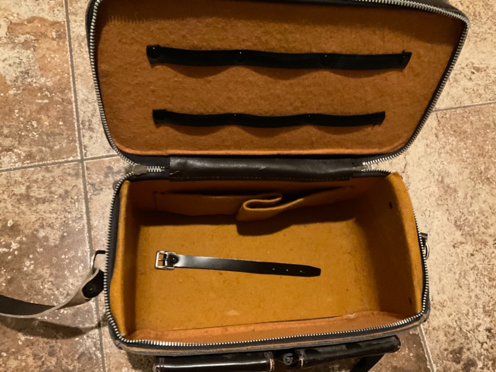 VINTAGE CAMERA BAG JAPANESE BROWN LEATHER