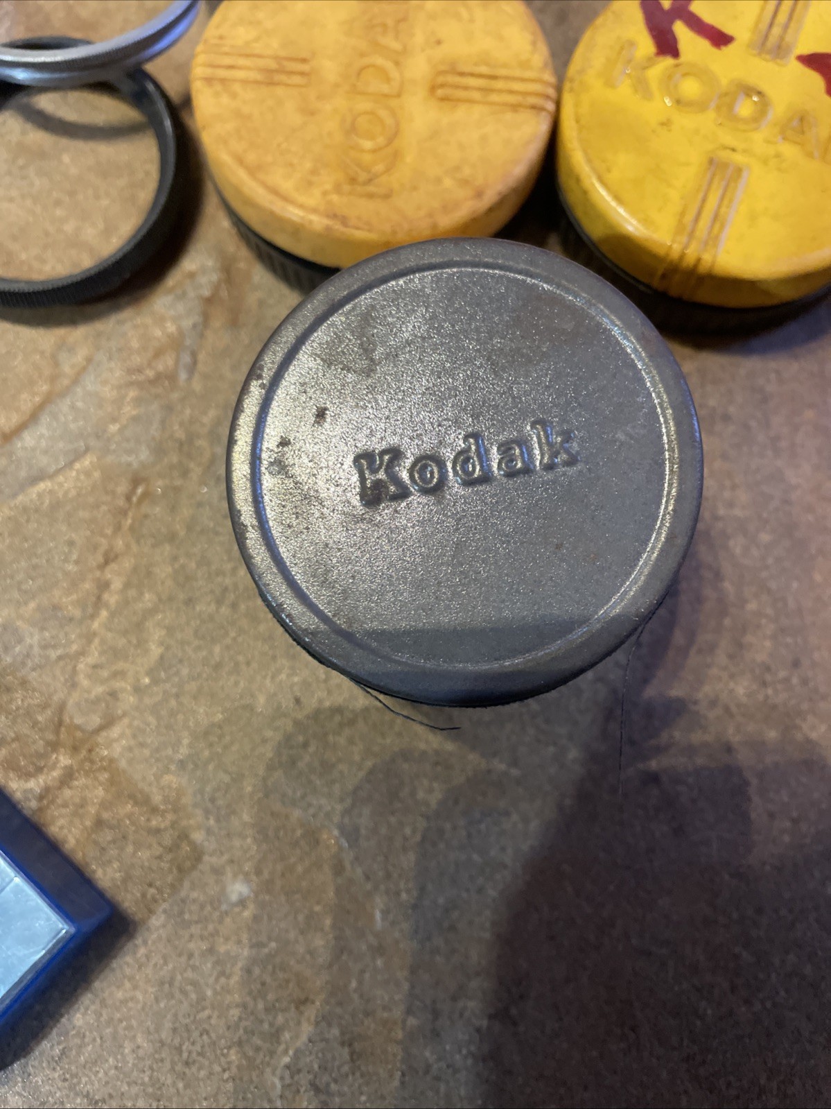 Kodak 4 Vintage Filters 5 Adapter Rings Lens Paper Flash Bar Film