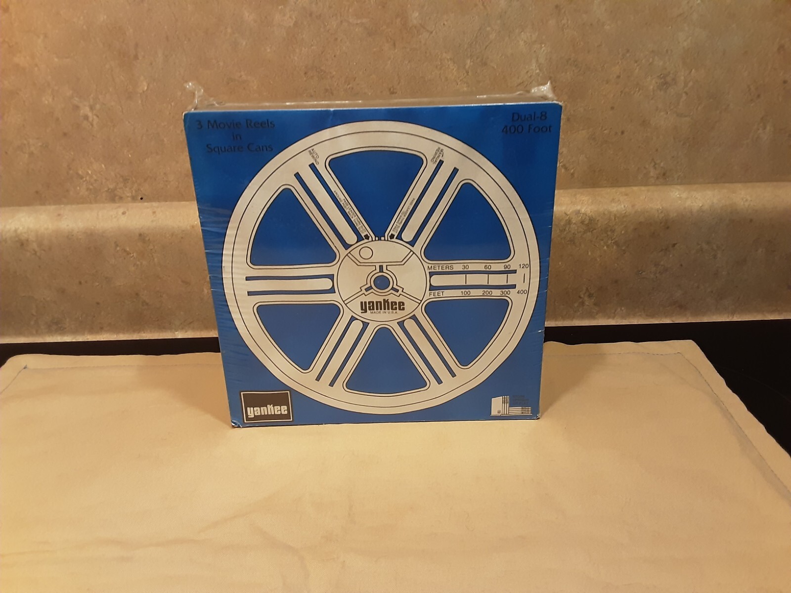 NOS Sealed Yankee Movie Reels Set of 3 Reels and Boxes Dual-8 400 FT