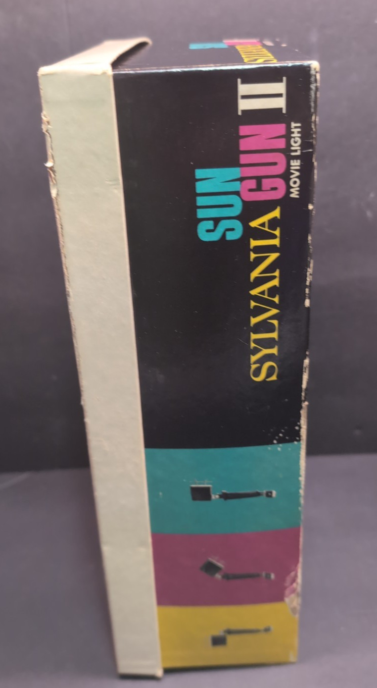 SYLVANIA SUN GUN II SG-55 Movie Lighting 1960s Vintage TESTED WORKS
