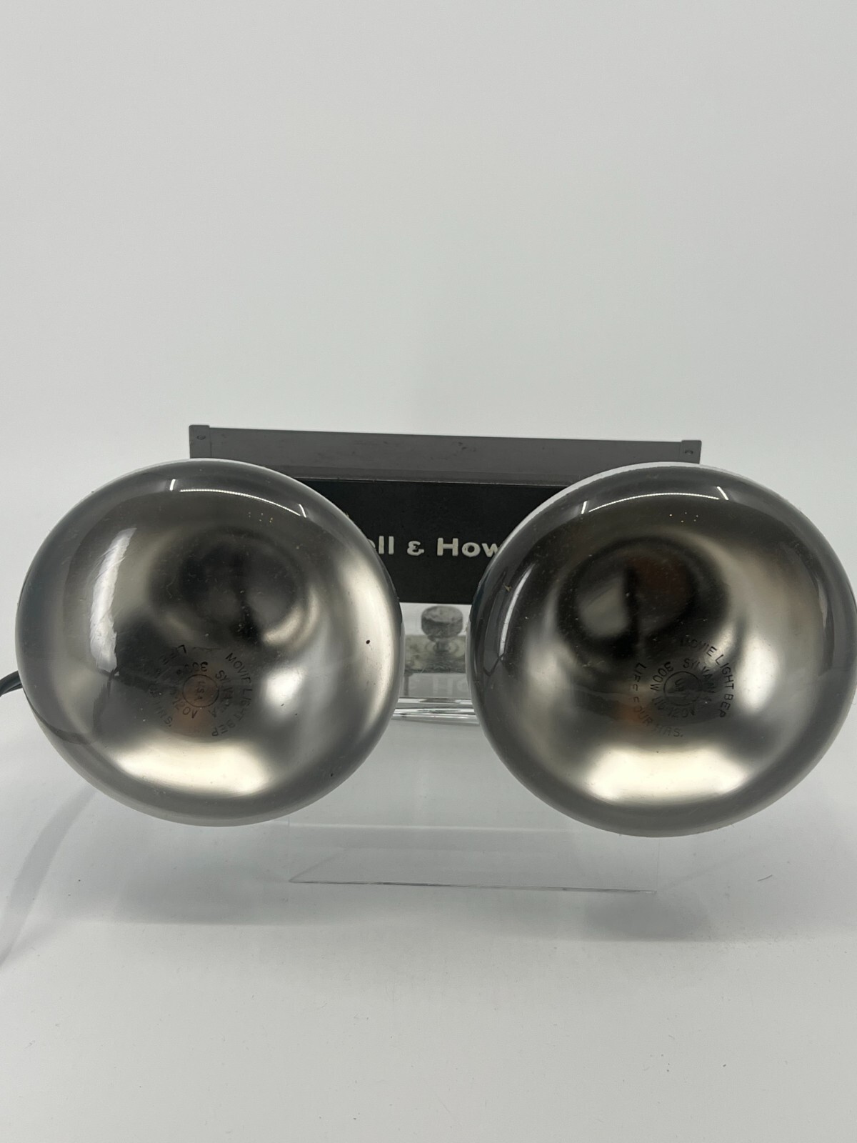 Vintage Bell & Howell Light Bar And Flood Lamps 012955 in orig box /TESTED WORKS