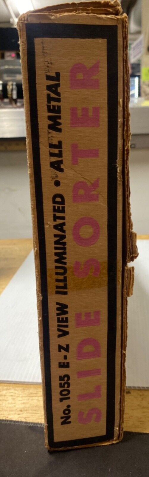 LOGAN ILLUMINATED SLIDE SORTER E-Z VIEW WITH ORIGINAL BOX #1055 ***NO LIGHT