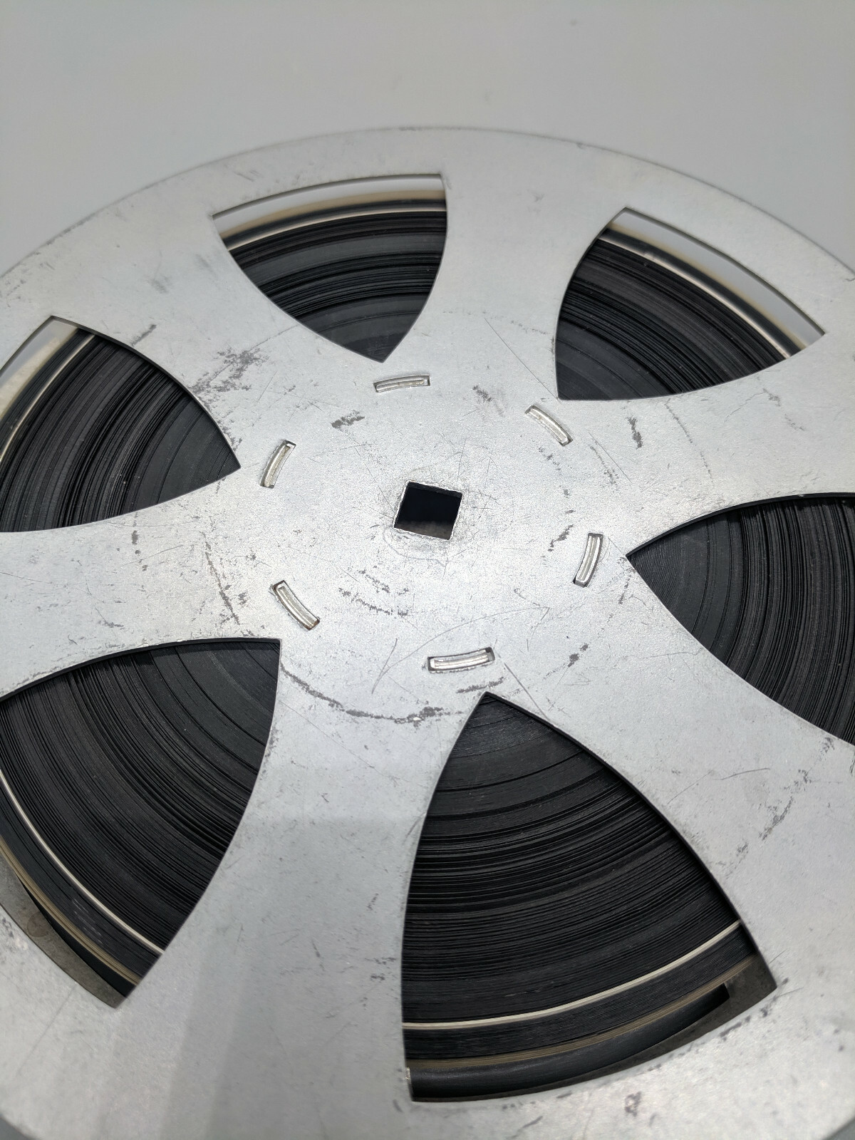 Vintage Siemens German 7″ 1/2″ Tape Metal Reel with 1964 Air Defence Command Fil