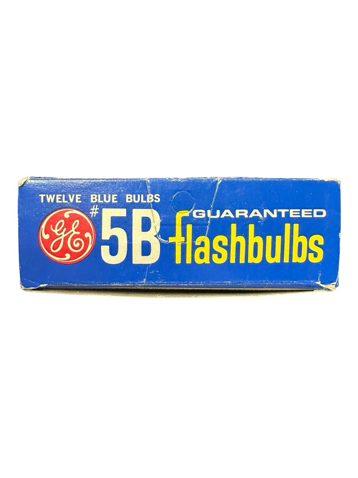 Vintage 1960’s GE 5B Blue Flashbulbs Box of 11 General Electric Kodak Polaroid.