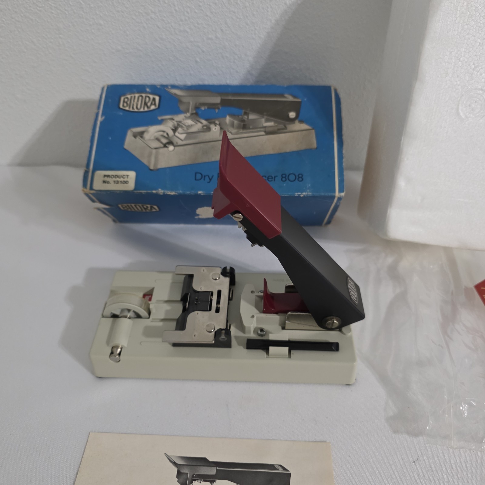 Vintage Bilora Dry Film Splicer 808 – 8mm W. Gerrmany W Box Manual USA