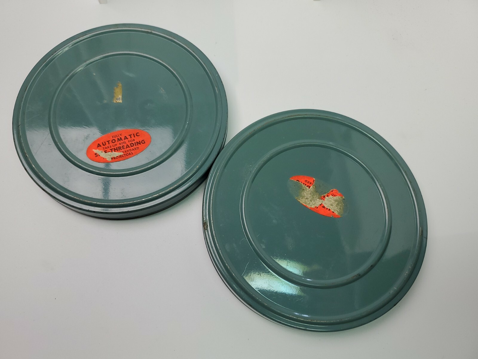Reelane Thread-o-matic 5″ Film Reel and Canister x2 Preowned