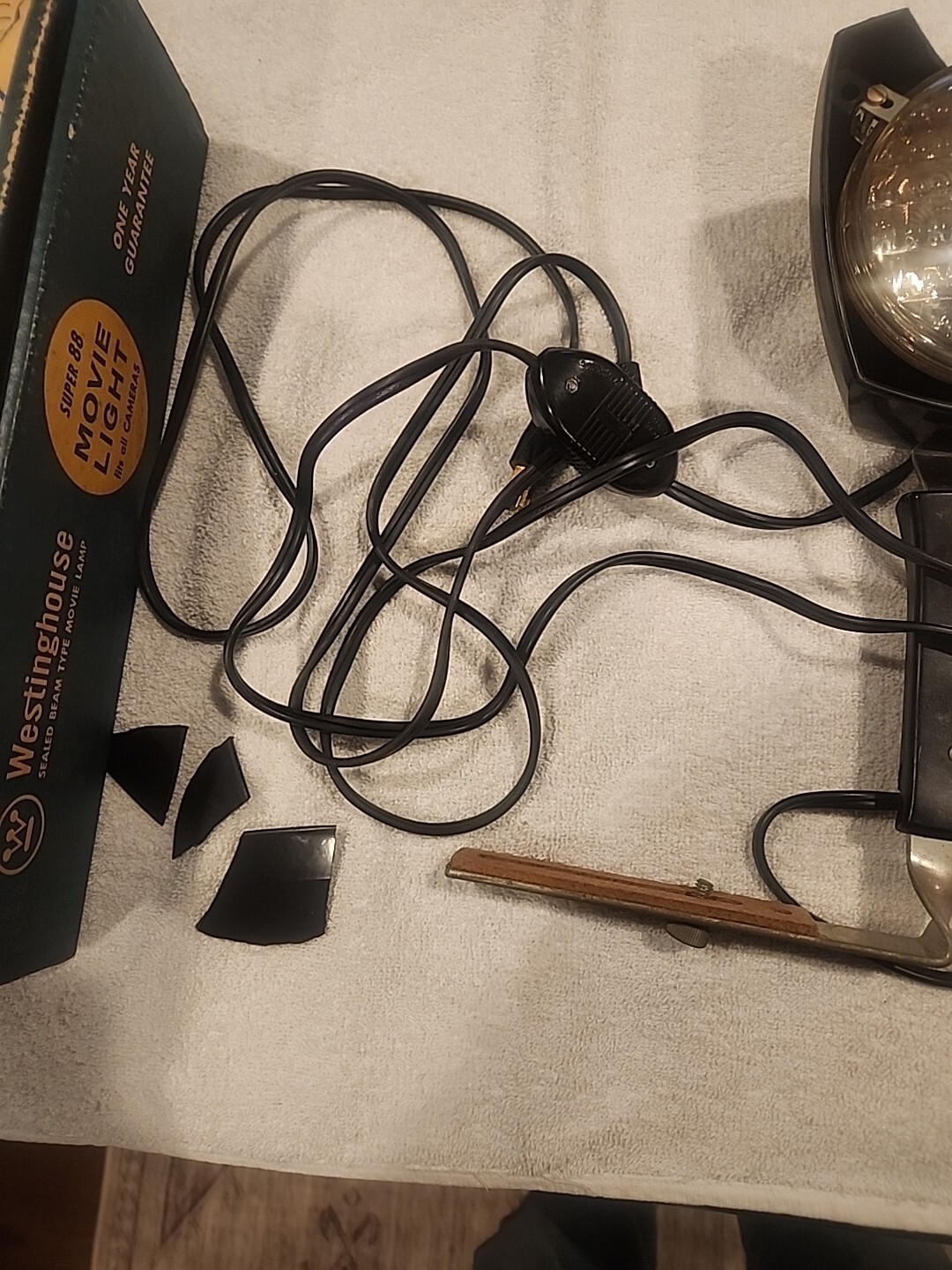 Vintage Super 88 650 Watt Sealed Beam Movie Light w/Original Box by Westinghouse
