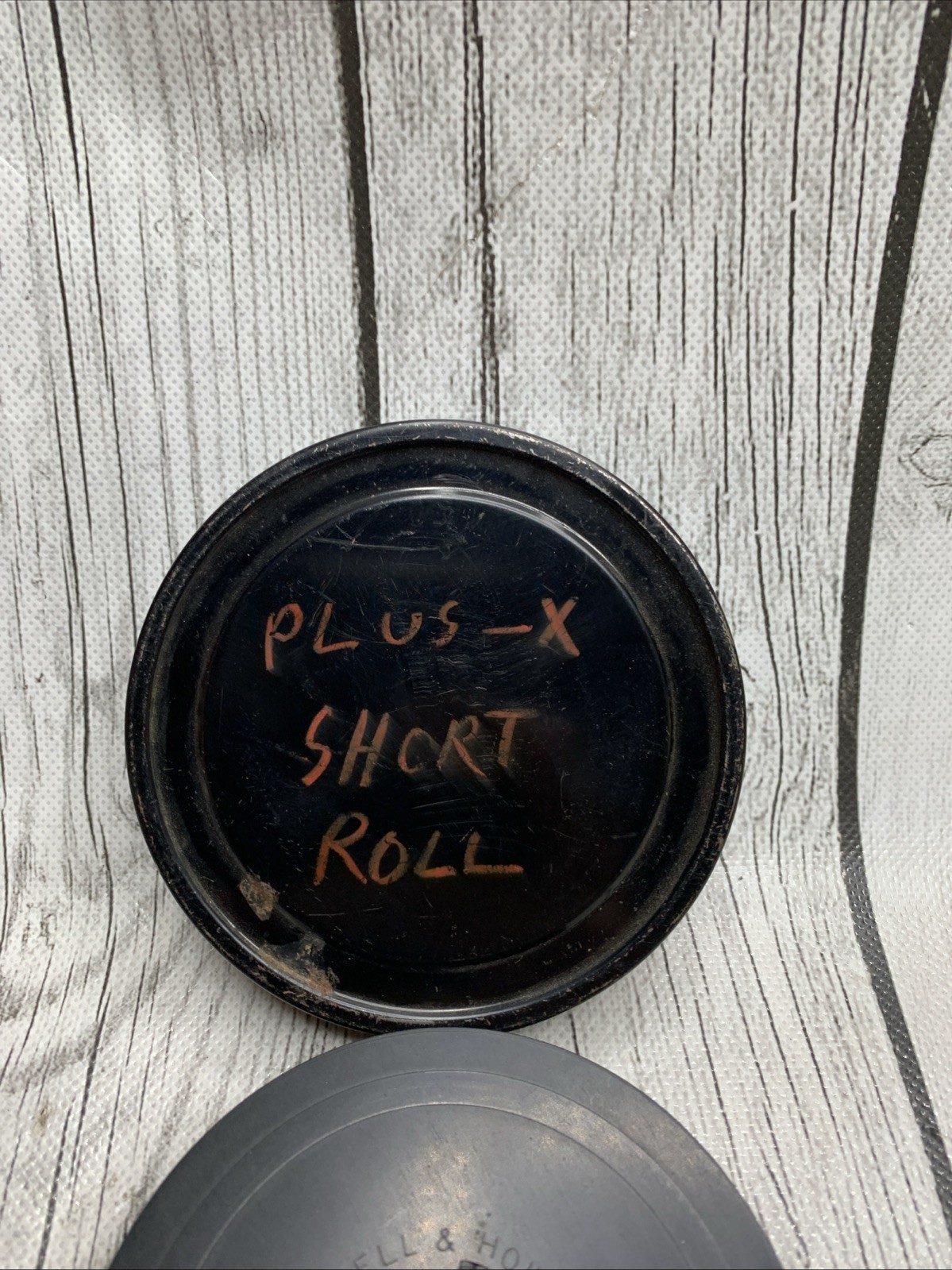 Vintage Bell & Howell Film Spool USA Black W/Case