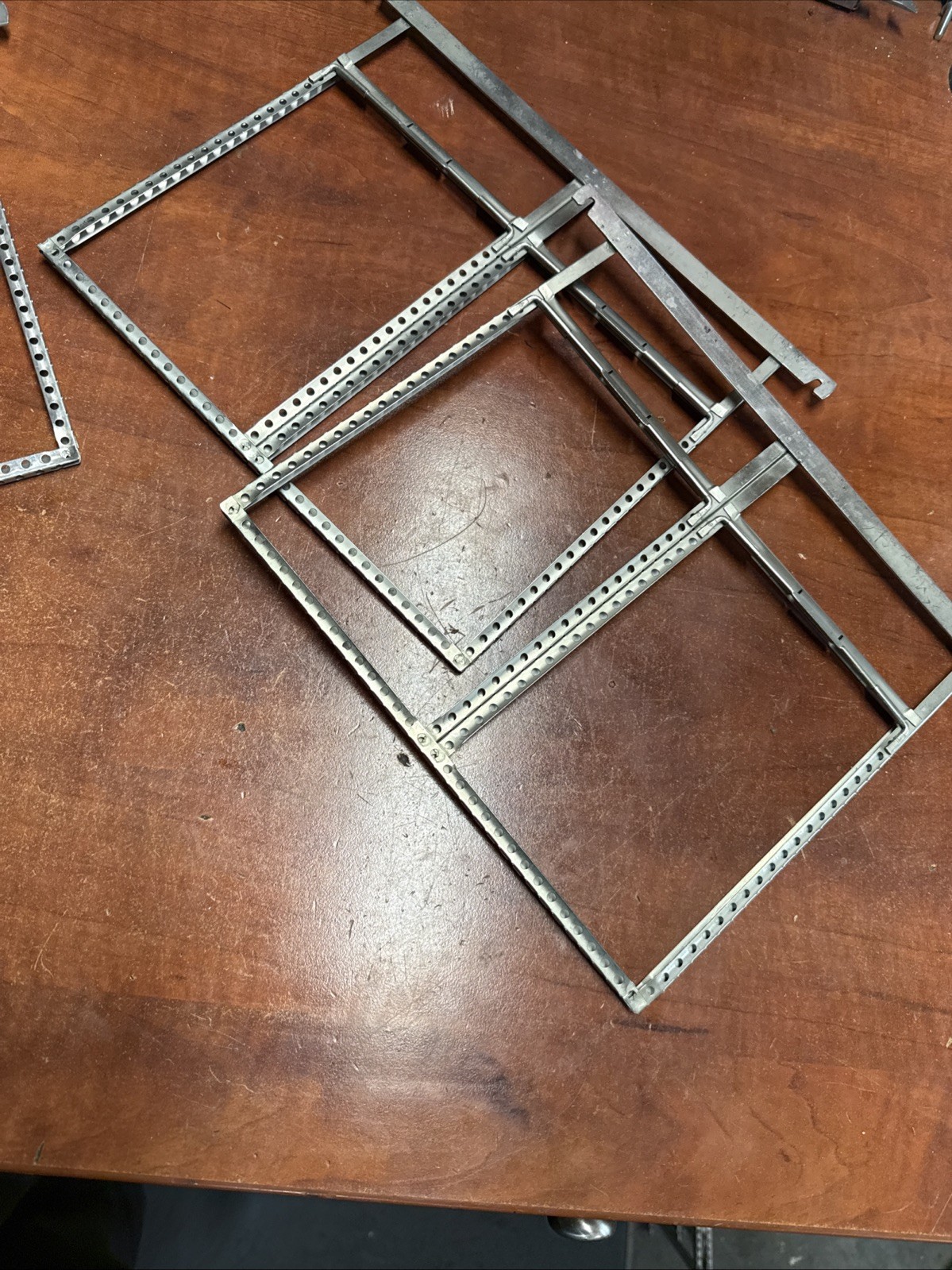 Vintage Genuine 4x KODAK STAINLESS STEEL MULTIPLE 5”x7” FILM HANGER Double 5×7