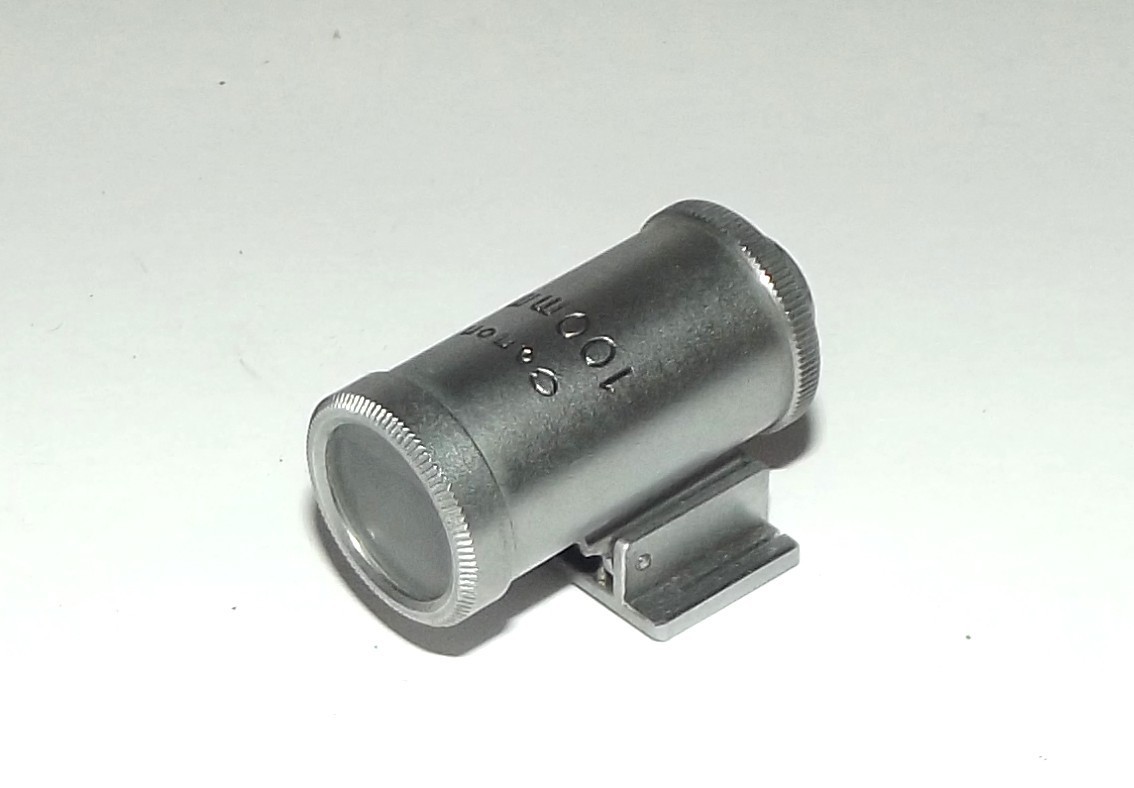Canon Viewfinder for Canon Rangefinder 100mm 1:3.5 Lens – Cold Shoe Attachment