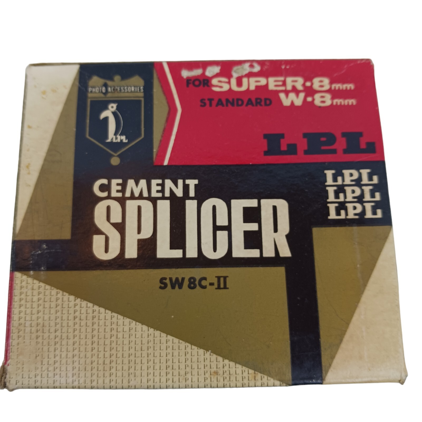 LPL 3 Way Cement Splicer SW 8C II Film Editing Super 8, Regular 8-16mm Vintage