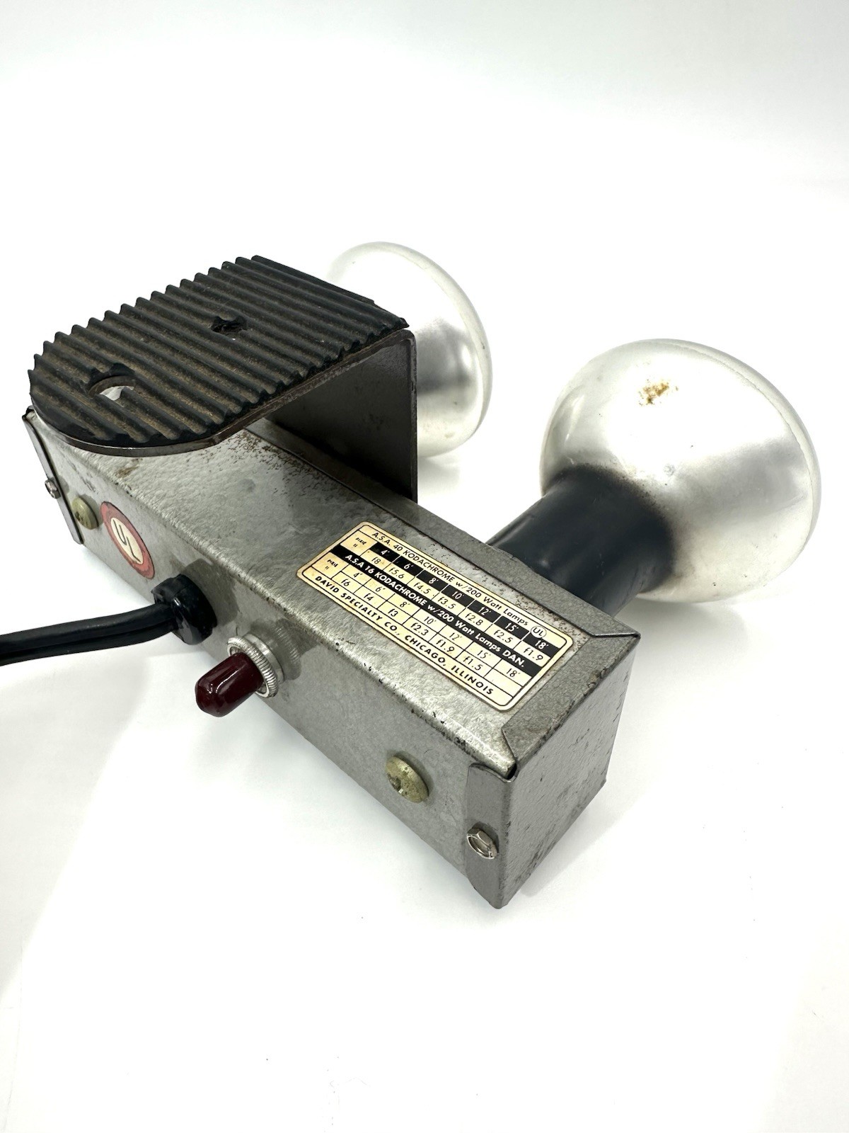 Vintage Light Bar /w Working Flood Lights Camera Accessory SUPER BRIGHT