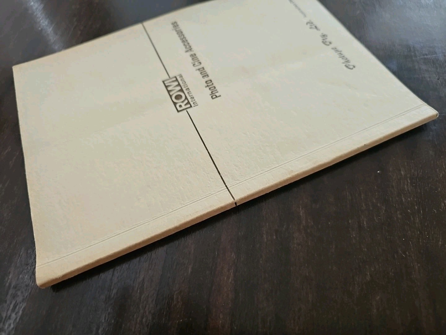 Vintage Rowi International Photo and CINE Accessories Booklet