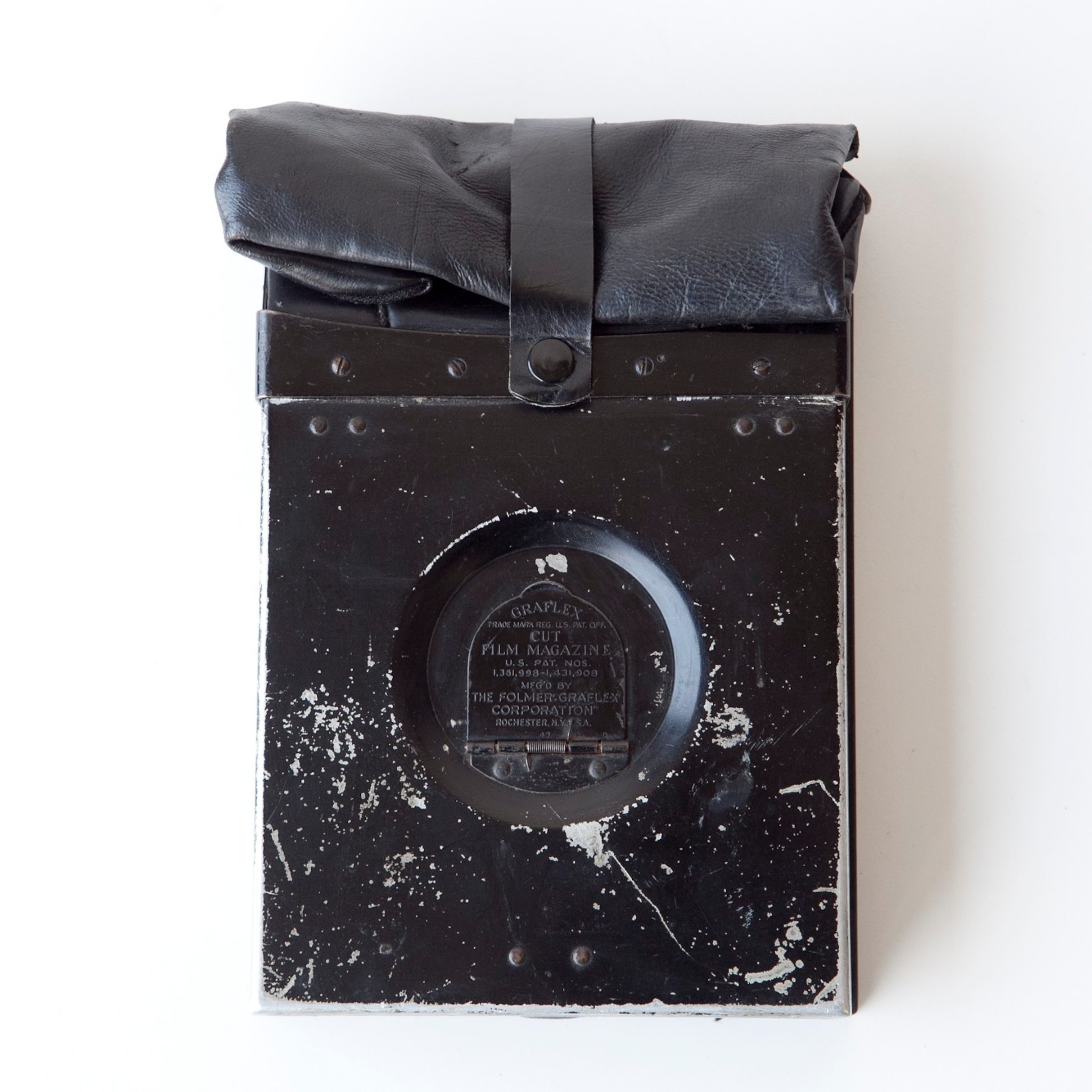 GRAFLEX 4×5 CUT FILM MAGAZINE “Bag Mag” w/ 12 Septums for early Graflex