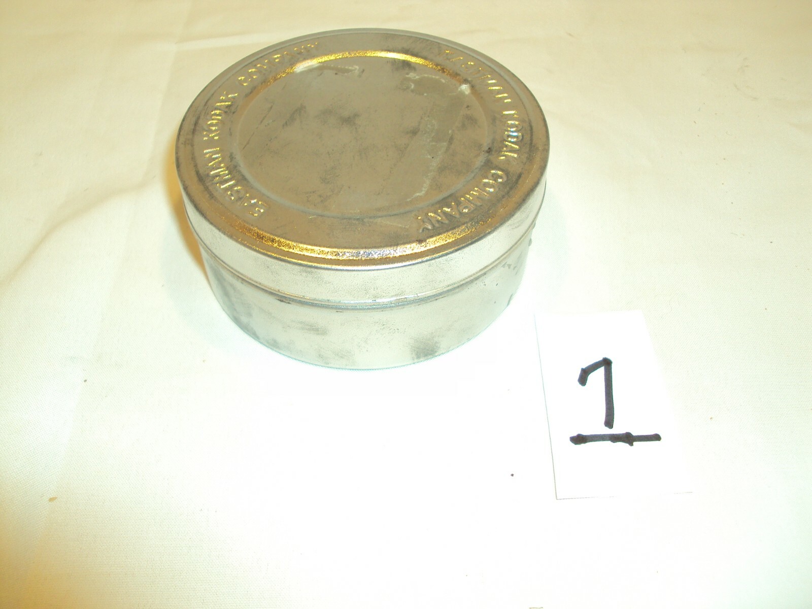 Vintage EASTMAN KODAK Company Metal Tin Film Canisters~3.75″