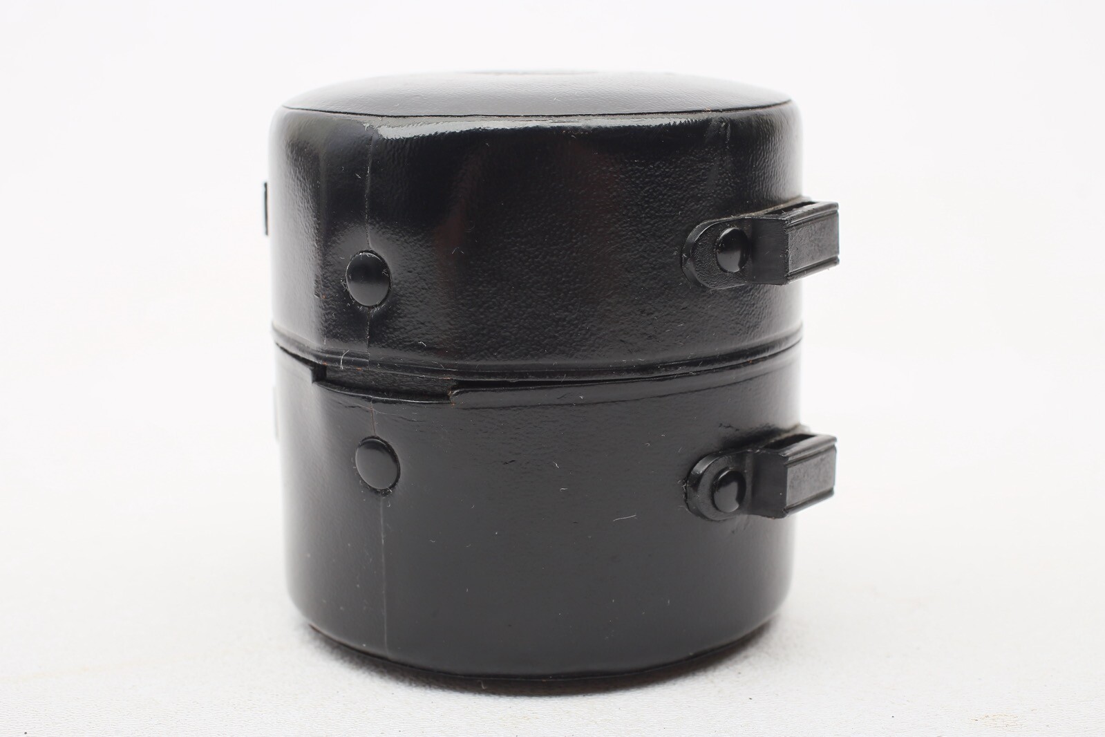 Zeiss Contarex Lens Case model 20.7756 Black Leather w/ inner rear Cap Case+NICE
