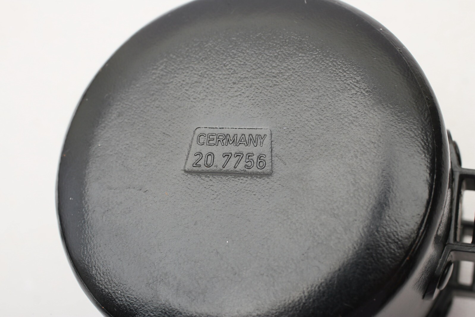 Zeiss Contarex Lens Case model 20.7756 Black Leather w/ inner rear Cap Case+NICE