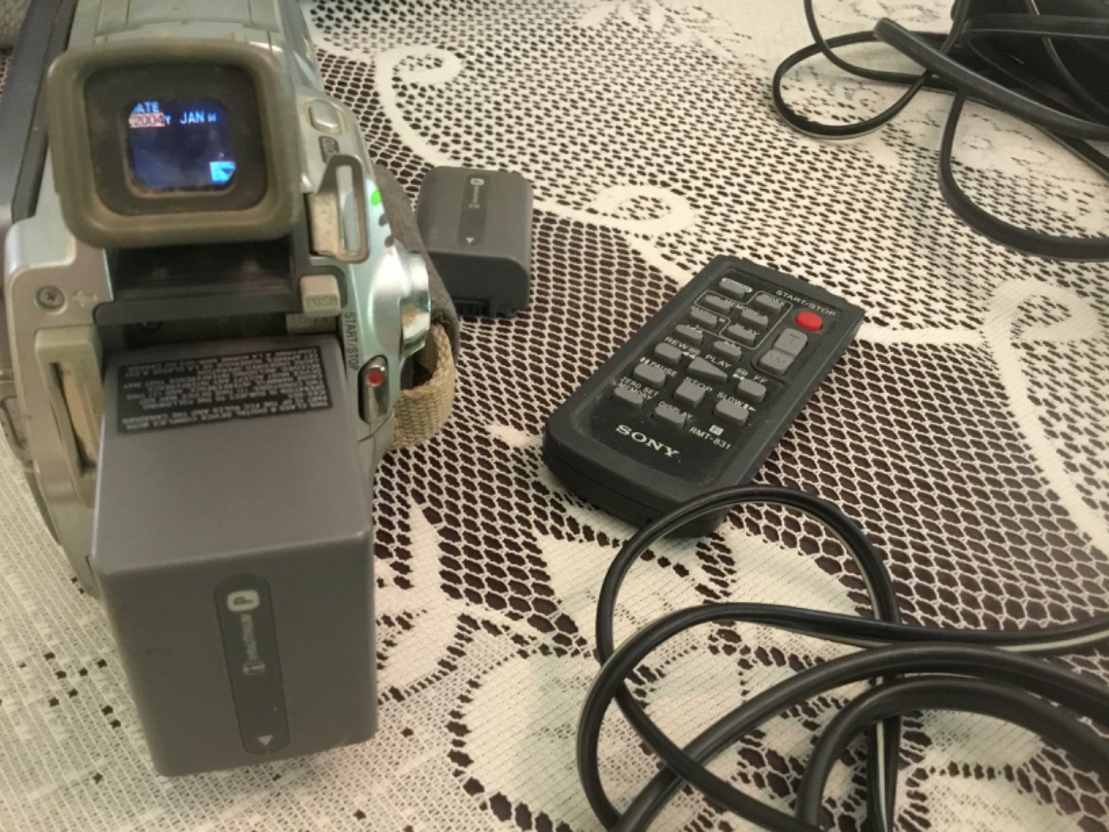 Viosport Action Adventure Cam & Sony Handycam DCR HC65 minidv retro camcorder