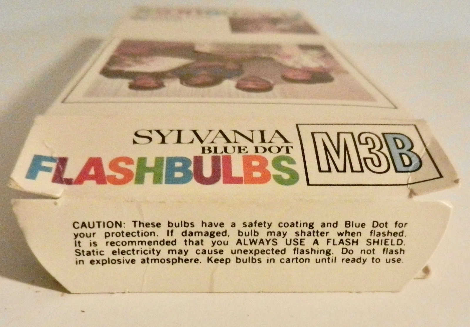 Vintage New Old Stock Sylvania Blue Dot Blue Flashbulbs M3B