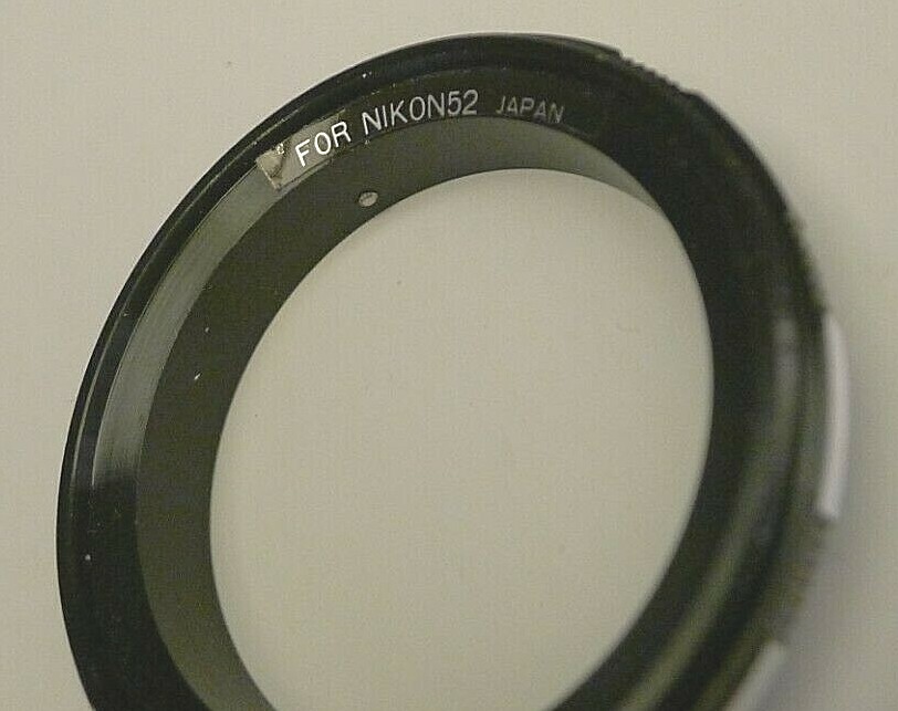 52mm NIKON BAYONET MOUNT Lens Adapter Ring F – Made in Japan