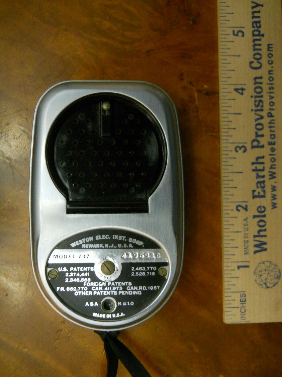 WESTON MASTER III LIGHT METER & CASE (USED, BEING OFFERED FOR PARTS OR REPAIR)