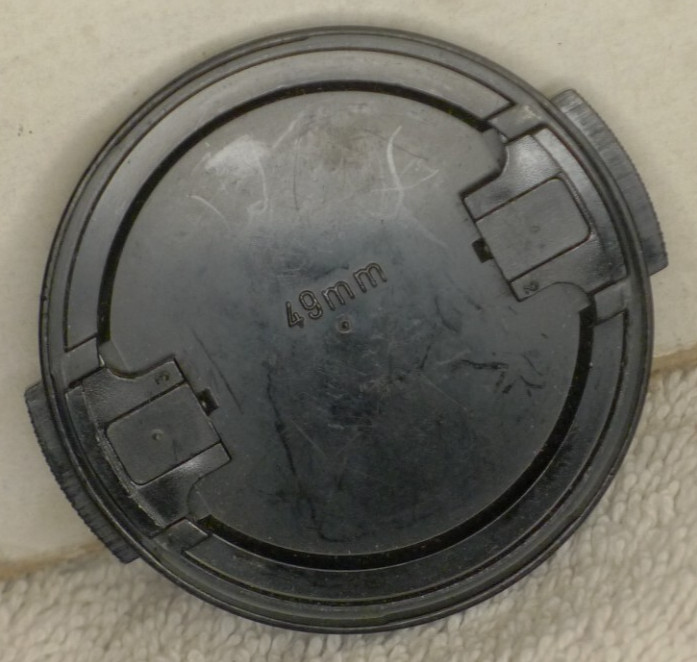 Pentax 49mm Pinch On Front Lens Cap PLASTIC – Genuine Original C