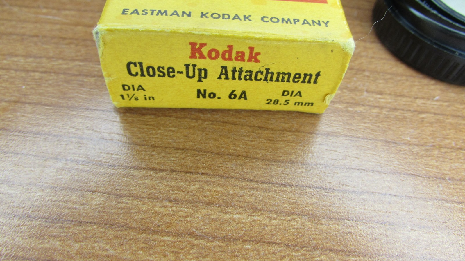 Vintage Kodak Close-Up Attachment No. 6A Dia. 1-1/8″ 28.5mm