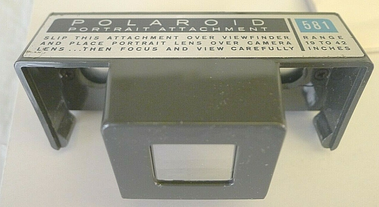 Polaroid #581 Portrait Kit for model 100 101 102 103 135 230 240 Cameras +Case