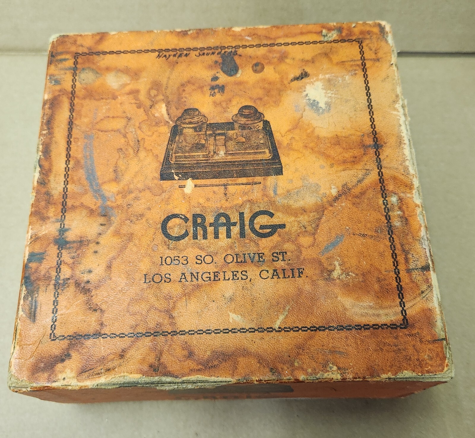CRAIG Movie Supply Company 8-16 MM Junior Splicer Vintage Glass Kit Film